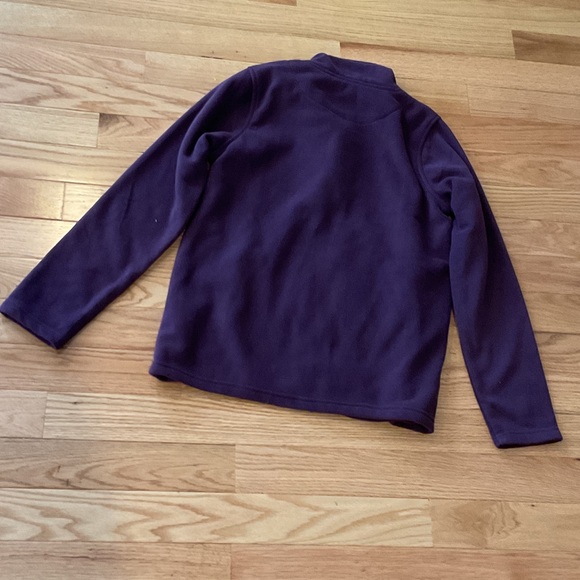 Victory Outfitters NWOT purple Fleece Jacket zip pockets medium cozy athletic - Picture 8 of 9